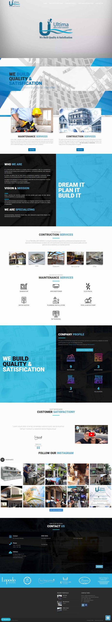 Ultima Brilliant Sarana by Inner Circle Tech Bali Web Design